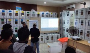 Suasana pleno tingkat kecamatan.(riski) Portalkota.id