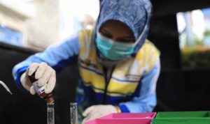 Antisipasi Zat Berbahaya pada Makanan Dinkes Kota Tangerang Sidak Takjil di Pasar Lama.(ist) Portalkota.id