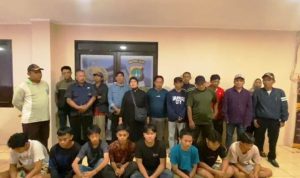 Polisi Panggil Orang Tua Belasan Remaja yang Ikut Perang Sarung di Pondok Aren.(ist) Portalkota.id