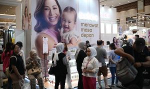 Ribuan Produk Doodle Exclusive Telon Oil Terjual di Mommy n Me 2024.(Riski) Portalkota.id