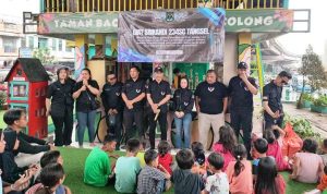 Srikandi 234 SC DPC Tangsel Berbagi Kebaikan di Taman Baca Kolong Ciputat.(ist) Portalkota.id