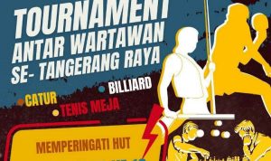 PWI Tangsel Gelar Turnamen Antar Wartawan se-Tangerang Raya.(ist) Portalkota.id