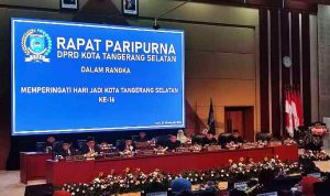 Rapat Paripurna memperingati Hari Jadi Kota Tangsel ke-16.(ist) Portalkota.id