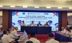 High Level Meeting persiapan penyusunan LKPD 2024 Kota Tangsel di Serpong.(Ris) Portalkota.id