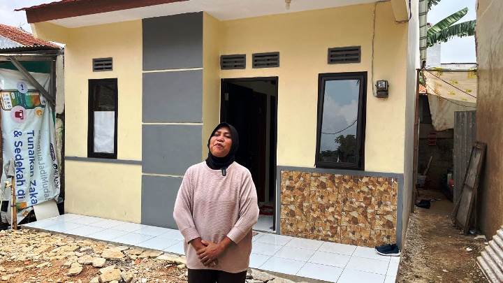 Pulihkan Harapan, Program Bedah Rumah Tangsel Ubah Hidup Warga Kurang Mampu.(Foto: Istimewa) Portalkota.id