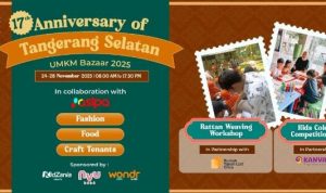 Mercure Serpong Alam Sutera Meriahkan HUT ke-17 Kota Tangsel dengan Bazaar UMKM Lokal.(Foto: Istimewa) Portalkota.id